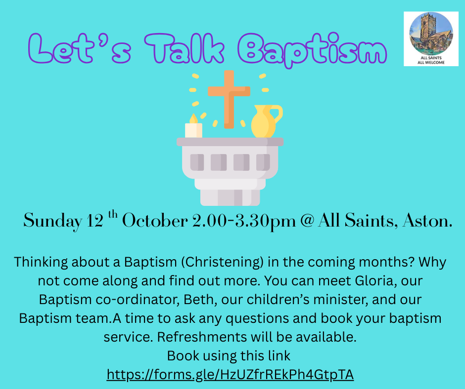 Baptism poster